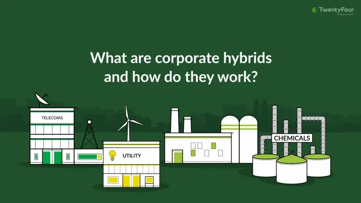 What are corporate hybrids and how do they work?